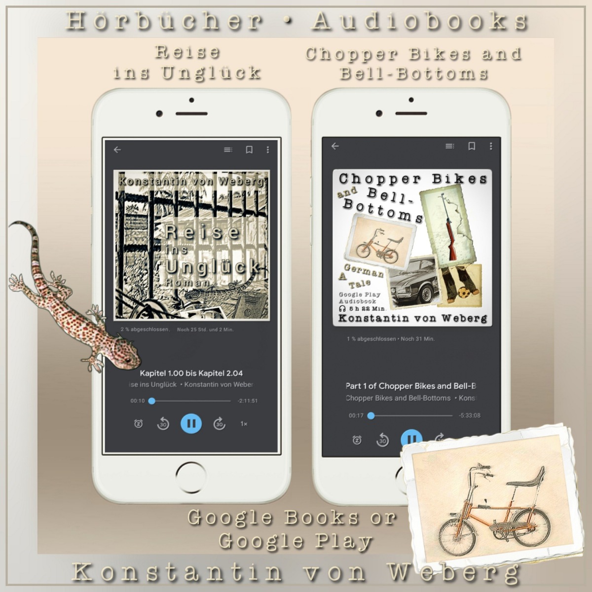 Ebooks, Audiobooks on Google Books, Google Play and Playstore